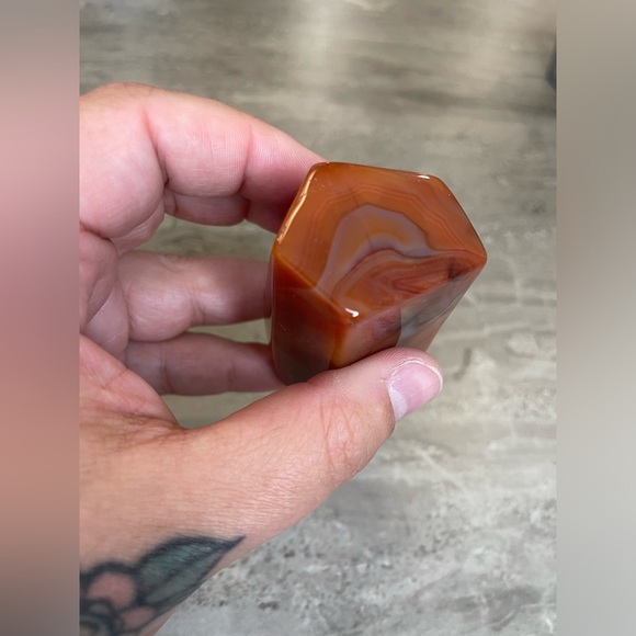 Carnelian Freeform Crystal - Picture 3 of 5